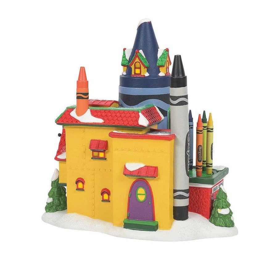 Department 56 Crayola Crayon Factory North Pole Series