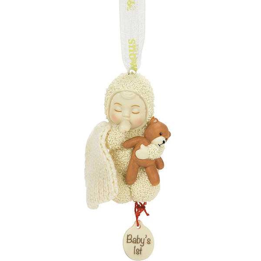 Department 56 Sleepy Slumber, Baby'S 1St Orn Snowbabies Ornaments