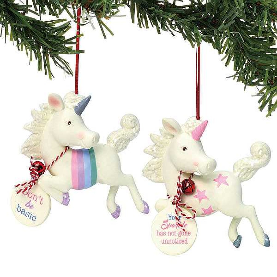 Department 56 Flying Unicorn Ornament, 2A Snowpinions