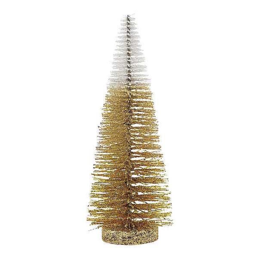 Department 56 Med. Gold Variegated Tree Christmas Basics