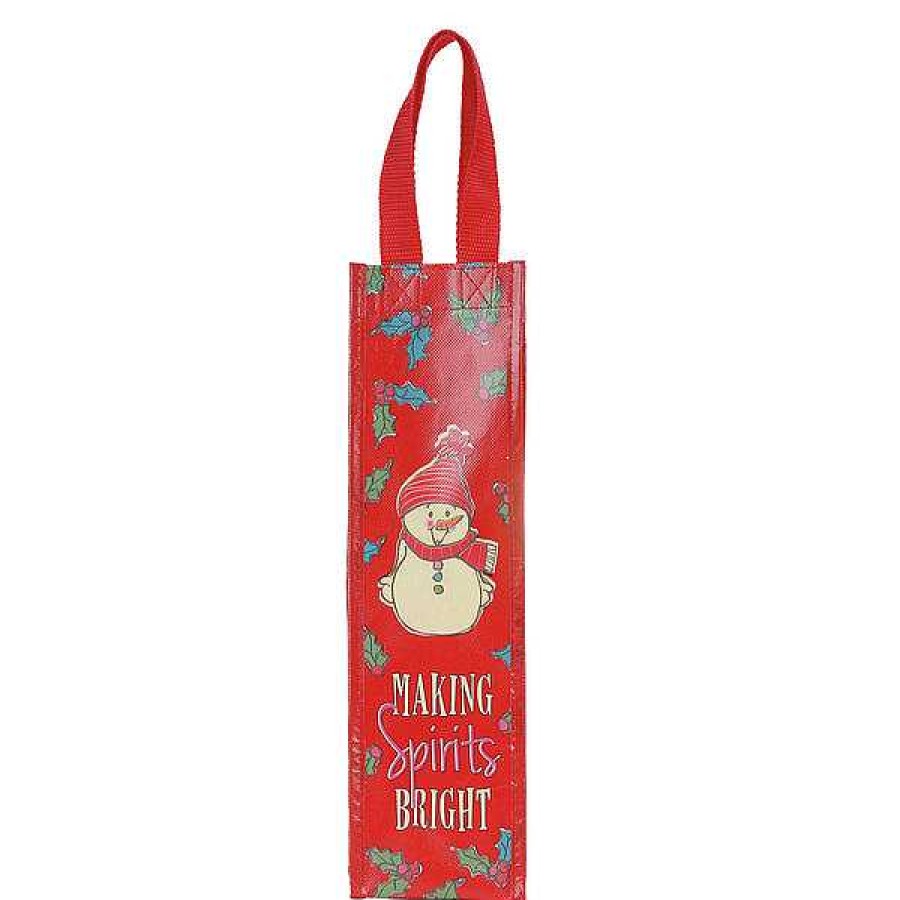 Department 56 Making Spirits Bright Wine Bag Snowpinions