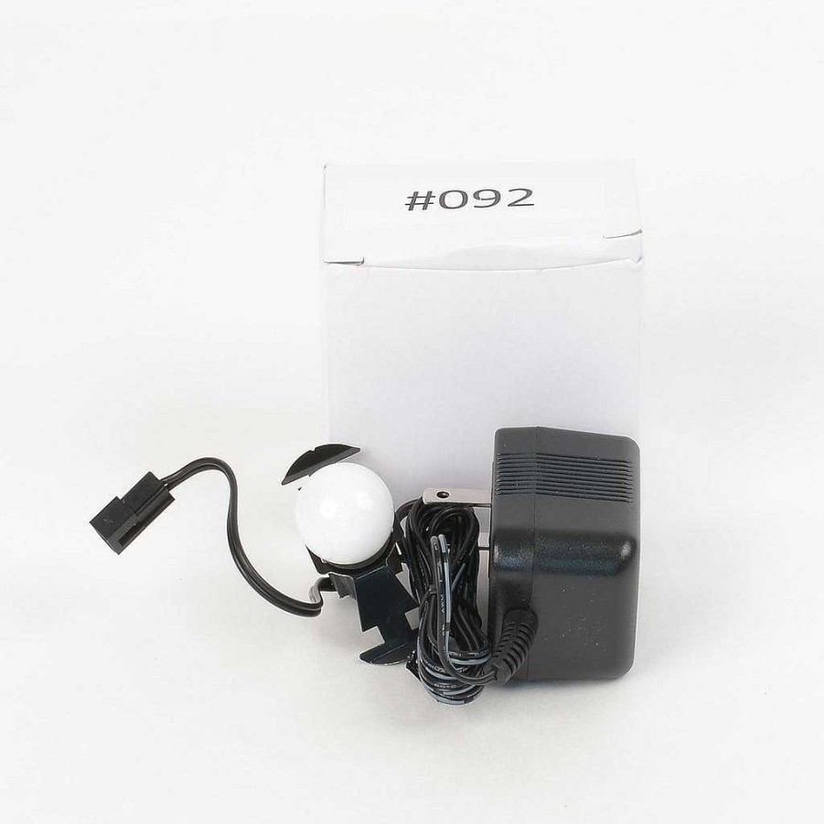 Department 56 Replacement Adapter 3V Dc 0.5A 500Ma Black W/ Male Auxiliary Clip And 56.53121 Bulb Replacement Parts