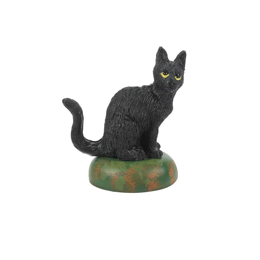 Department 56 A Clowder Of Black Cats Village Halloween Accessories