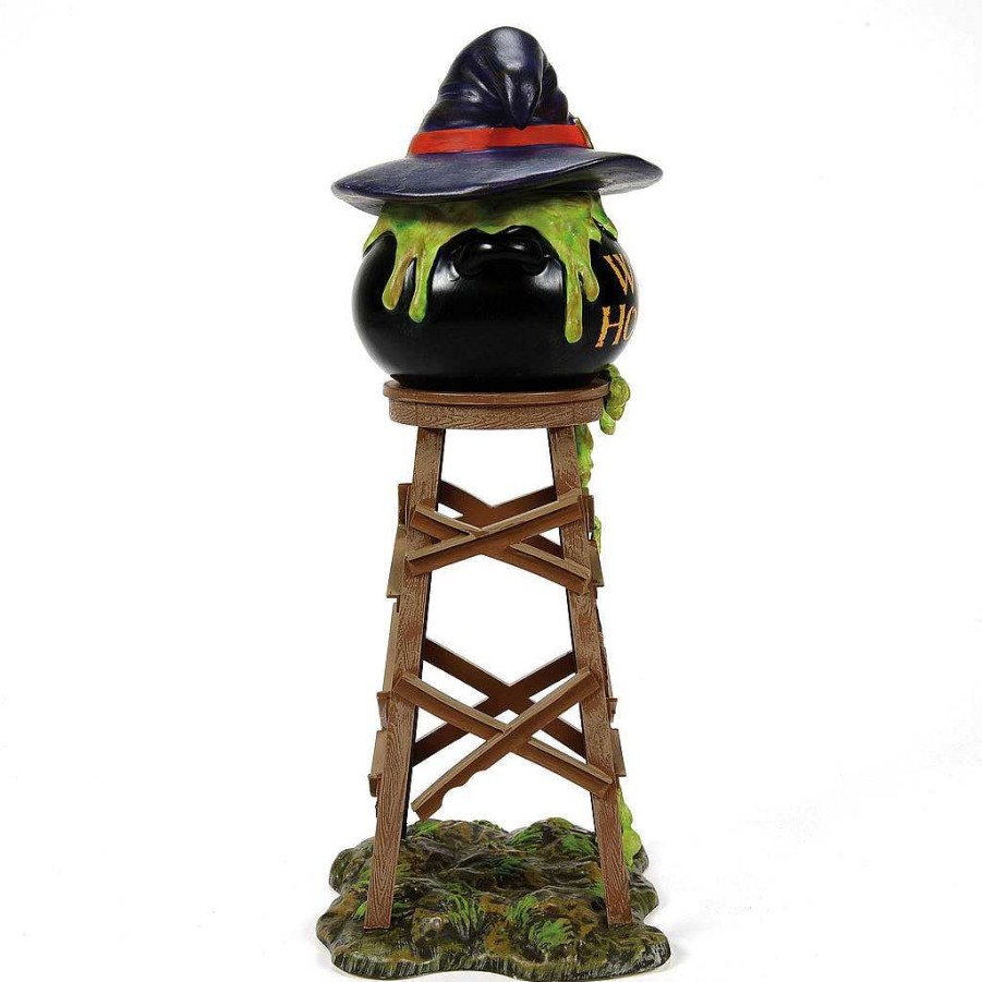 Department 56 Witch Hollow Watertower Snow Village Halloween