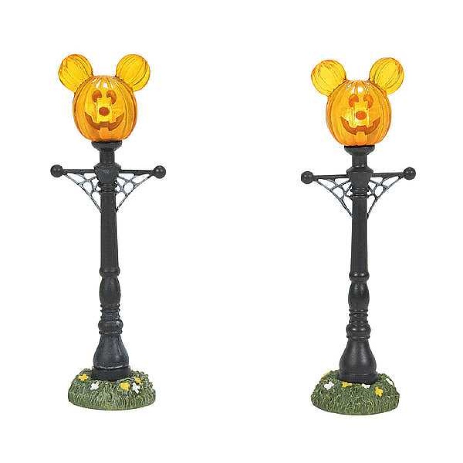 Department 56 Mickey'S Pumpkintown St Lights Disney Village