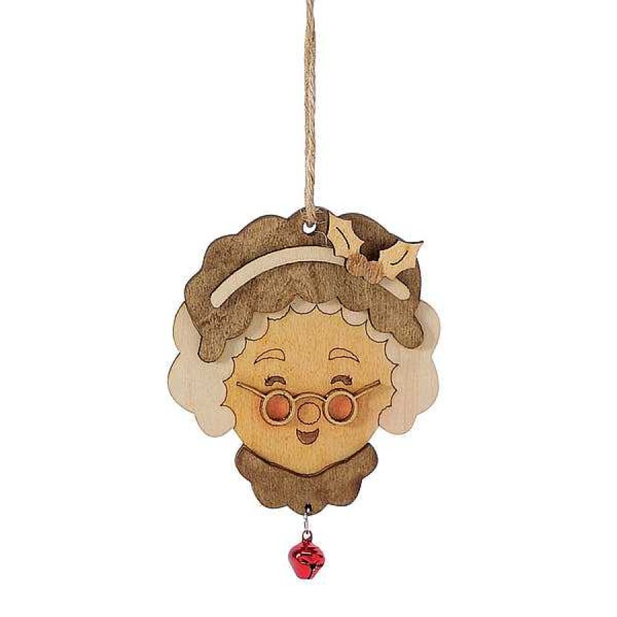 Department 56 Mrs. Claus Face Orn Flourish