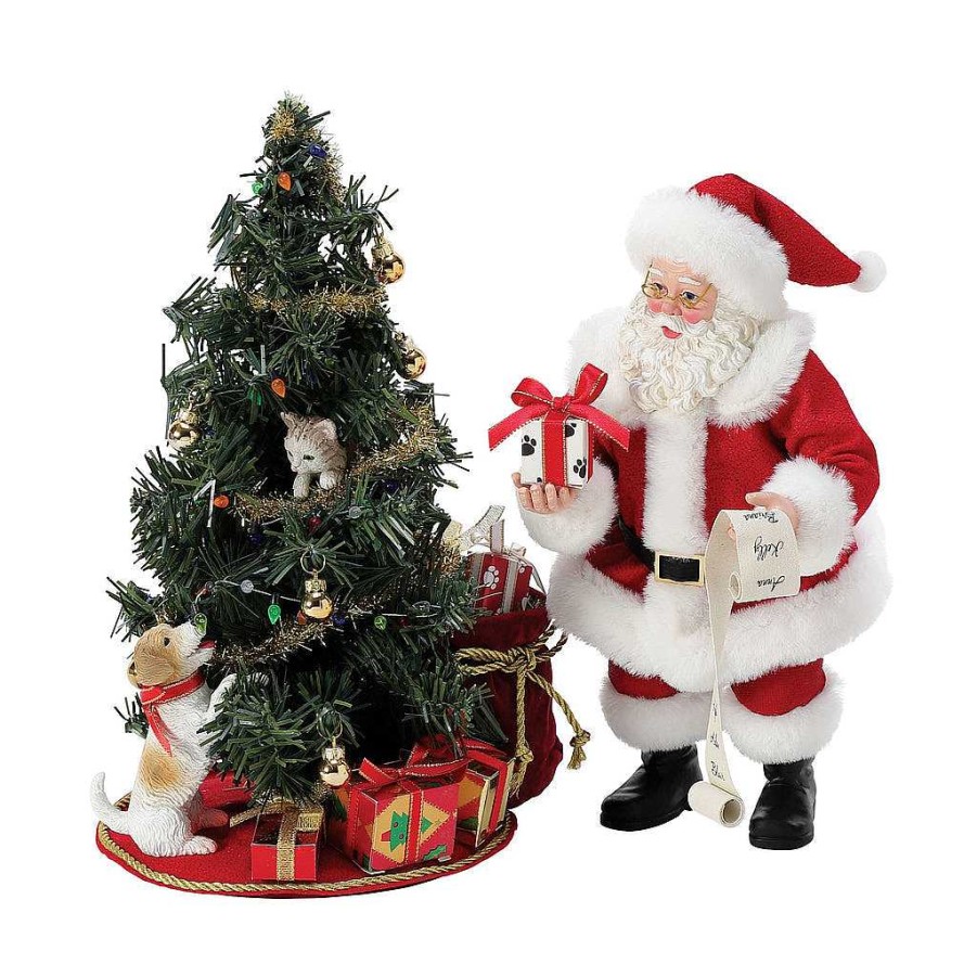 Department 56 Barking Up The Tree New Santas