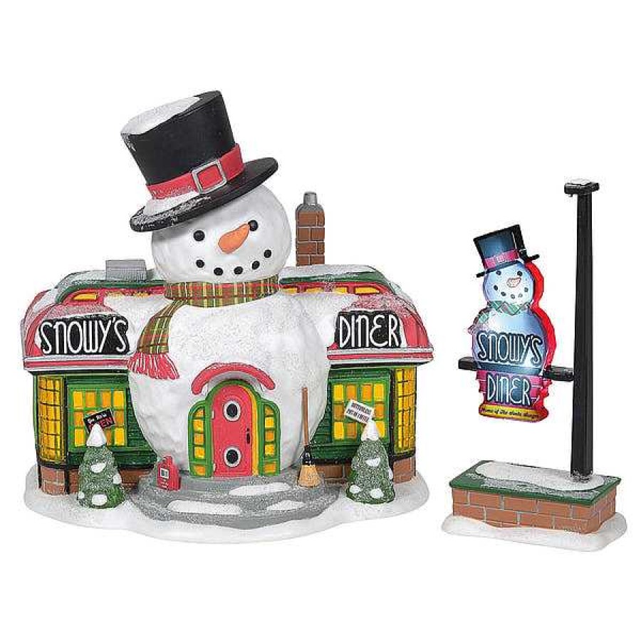 Department 56 Snowy'S Diner North Pole Series