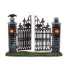 Department 56 Spooky Wrought Iron Gate Village Halloween Accessories