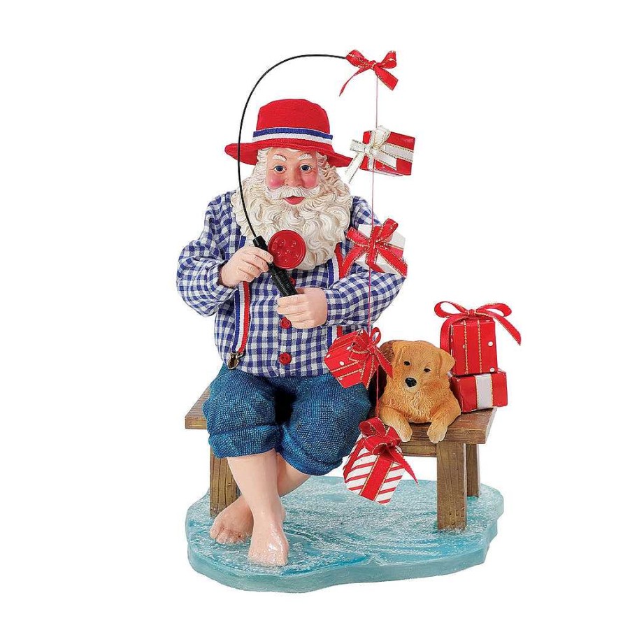 Department 56 Reel Nice New Santas