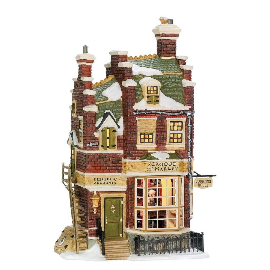 Department 56 Scrooge & Marley'S Counting Hs Dickens A Christmas Carol