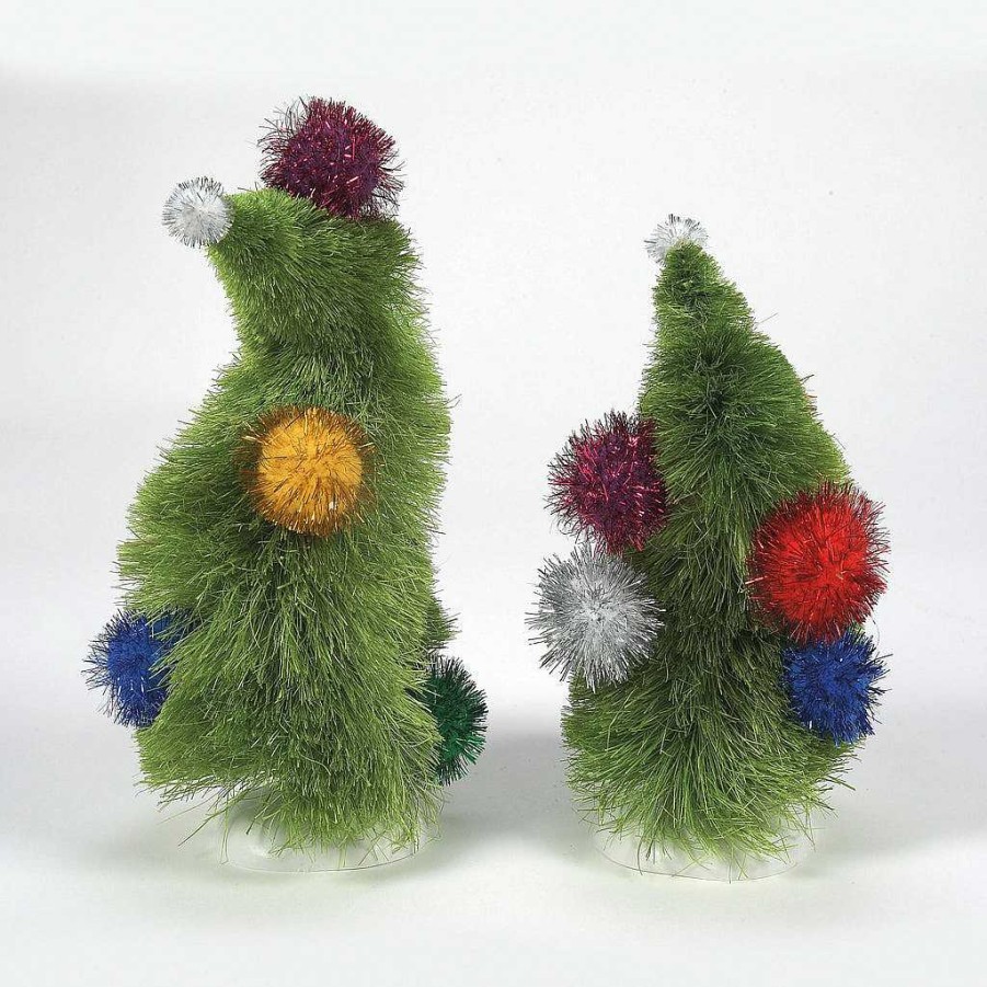 Department 56 Wonky Trees, Set Of 2 Grinch Villages