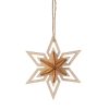 Department 56 Wooden Star Orn Flourish