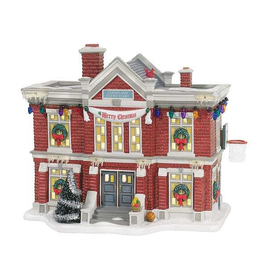 Department 56 Cleveland Elementary School A Christmas Story Village