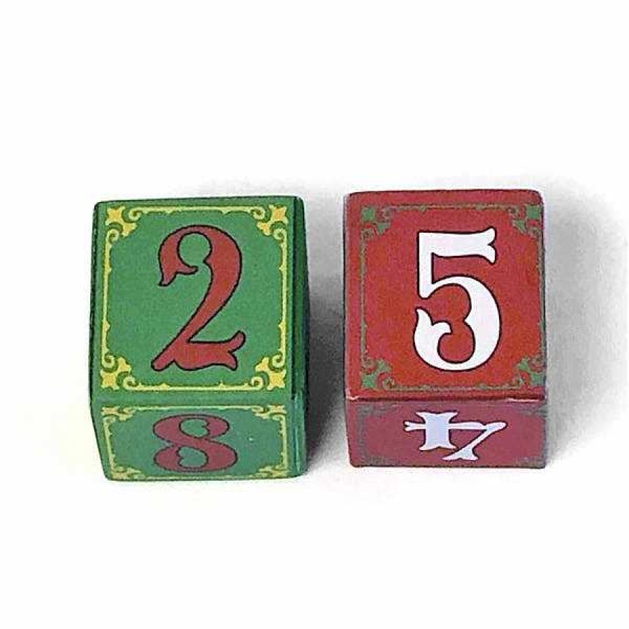 Department 56 Wooden Number Blocks (Set Of 2) Replacement Parts