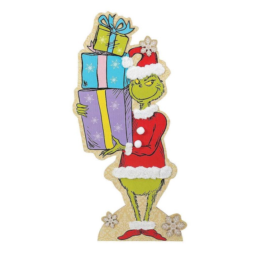 Department 56 Grinch Easel Decor Flourish