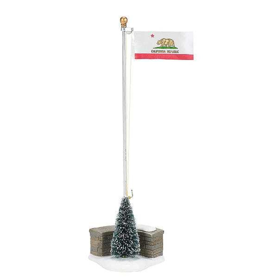 Department 56 California Republic Flag Village Accessories